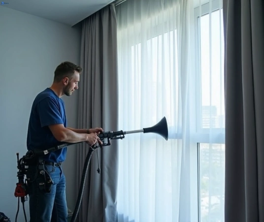 Professional drapes cleaning process tools Matty Curtain Cleaning clifton-springs-vic