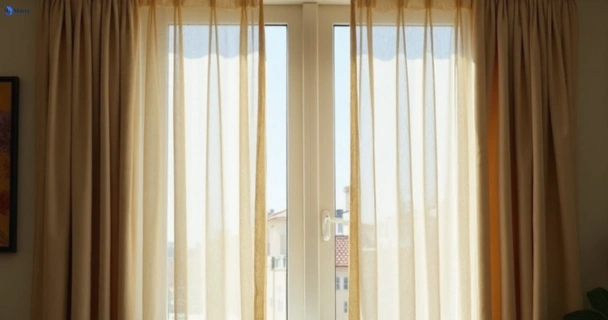 Dull dusty drapes in clifton-springs-vic before professional cleaning